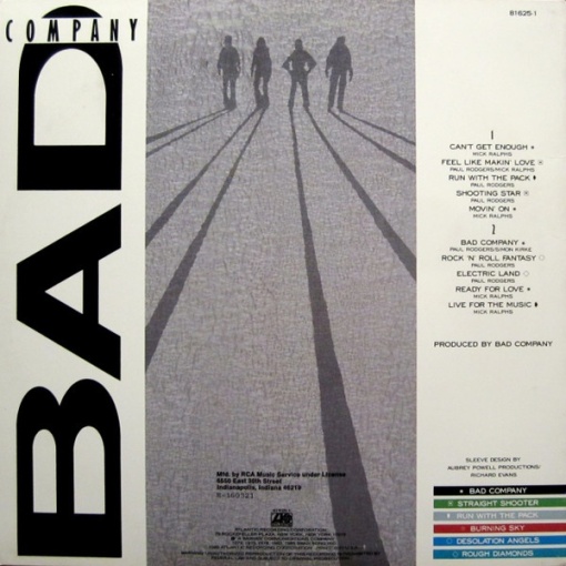 Bad Company – албум 10 From 6 - Img 2