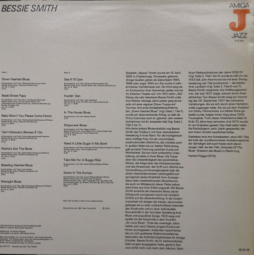 Bessie Smith – албум Bessie Smith - Img 2
