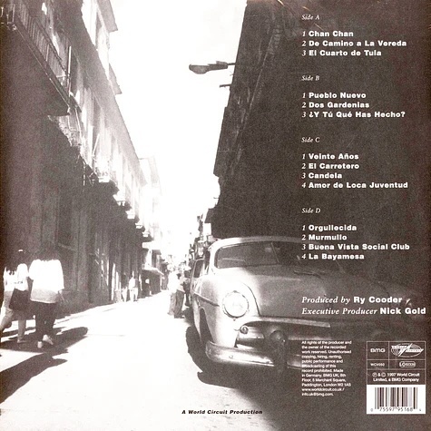 BUENA VISTA SOCIAL CLUB - BUENA VISTA SOCIAL CLUB (2 x LP) - Img 2