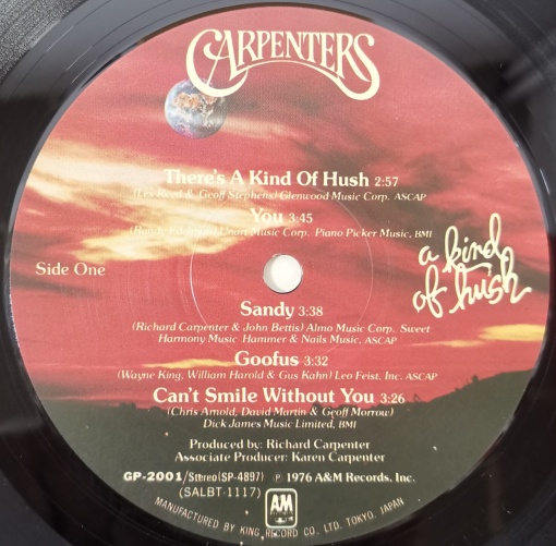 Carpenters – албум A Kind Of Hush - Img 3