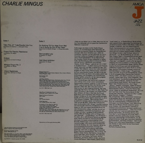Charlie Mingus – албум Charlie Mingus - Img 2