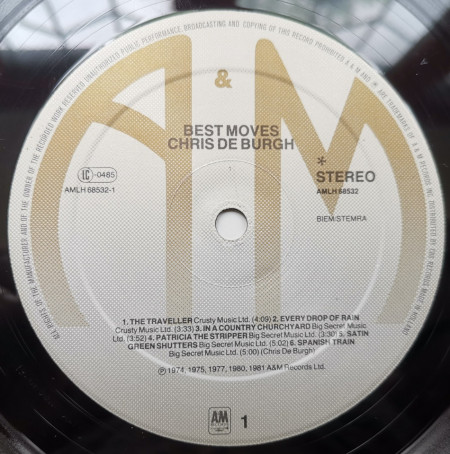 Chris de Burgh – албум Best Moves - Img 3