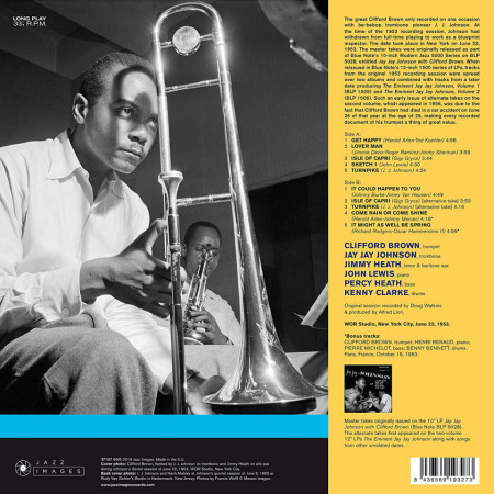 Clifford Brown &amp; J.J. Johnson – албум Get Happy - Img 2