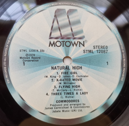 Commodores – албум Natural High - Img 3