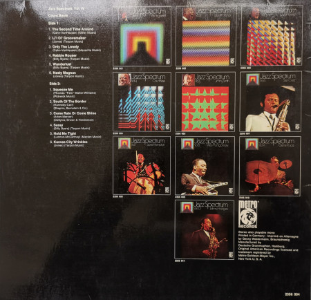 Count Basie – албум Jazz Spectrum Vol. 4 - Img 2