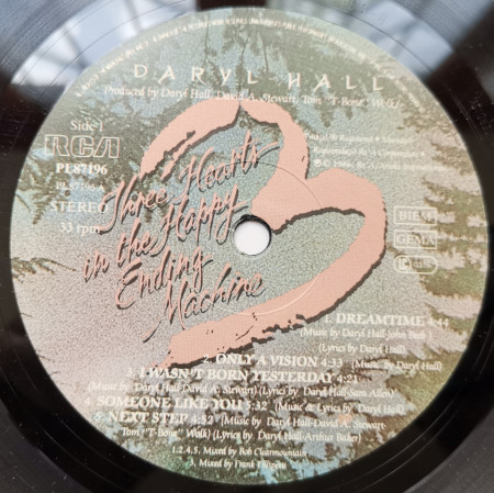 Daryl Hall – албум Three Hearts In The Happy Ending Machine - Img 3