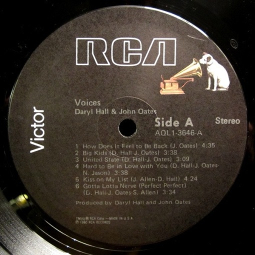 Daryl Hall and John Oates – албум Voices - Img 3