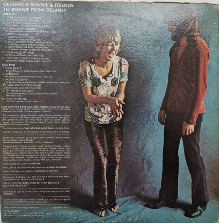 Delaney &amp; Bonnie &amp; Friends ‎– албум To Bonnie From Delaney - Img 2