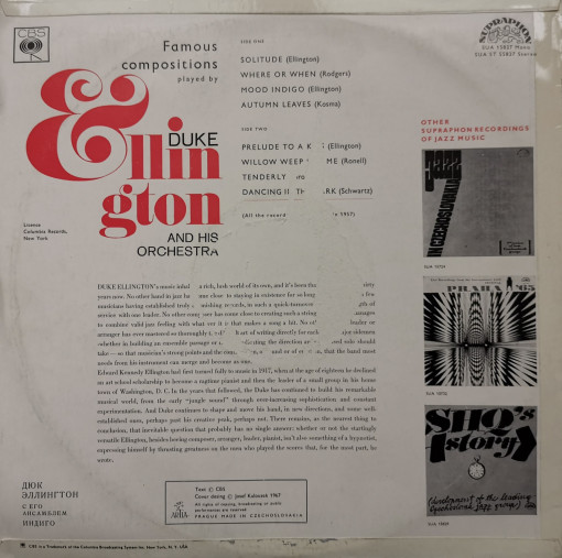 Duke Ellington And His Orchestra – албум Indigos - Img 2