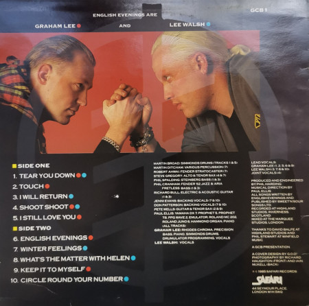 English Evenings – албум After Dark - Img 2