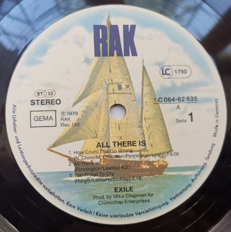 Exile – албум All There Is - Img 3