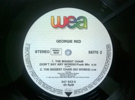 Georgie Red ‎– сингъл The Biggest Chair (Don&#039;t Say Any Words) - Img 4