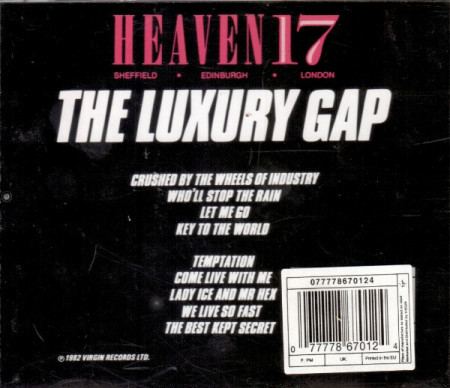 Heaven 17 – албум The Luxury Gap - Img 2