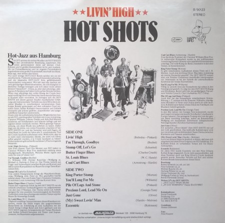 Hot Shots ‎– албум Livin' High - Img 3