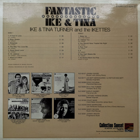 Ike &amp; Tina Turner And The Ikettes ‎– албум Fantastic Ike &amp; Tina - Img 2