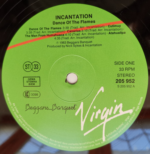 Incantation – албум Dance Of The Flames - Img 3
