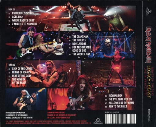 Iron Maiden – Nights Of The Dead, Legacy Of The Beast: Live In Mexico City (2xCD) - Img 2