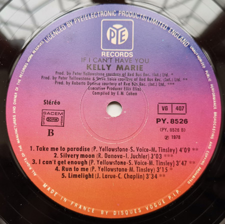 Kelly Marie – албум If I Can't Have You - Img 3