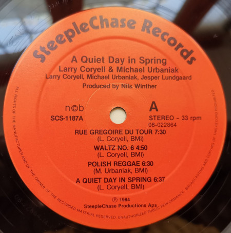 Larry Coryell &amp; Michael Urbaniak – албум A Quiet Day In Spring - Img 3