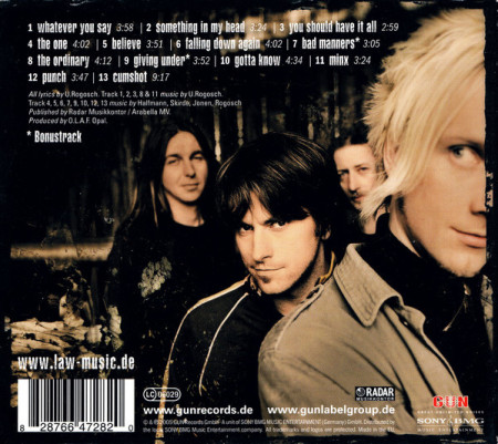 [Law] ‎– албум In My Head (CD) - Img 2
