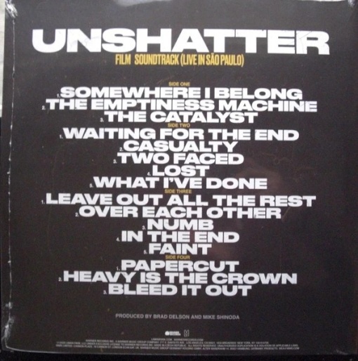 LINKIN PARK - UNSHATTER FILM SOUNDTRACK (LIVE IN SÃO PAULO) (2 x LP) - Img 2