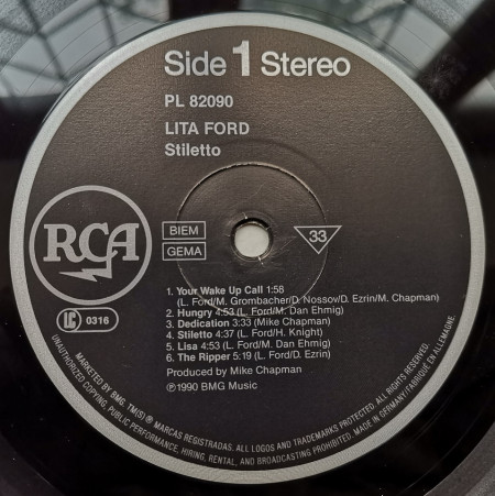 Lita Ford – албум Stiletto - Img 3