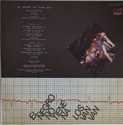 Los Van Van – албум El Negro No Tiene Na - Img 2