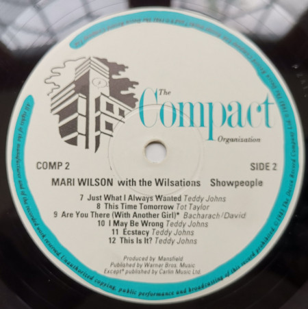 Mari Wilson With The Wilsations – албум Showpeople - Img 3