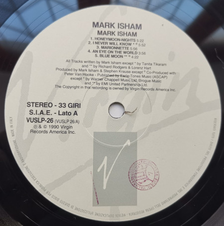Mark Isham – албум Mark Isham - Img 2