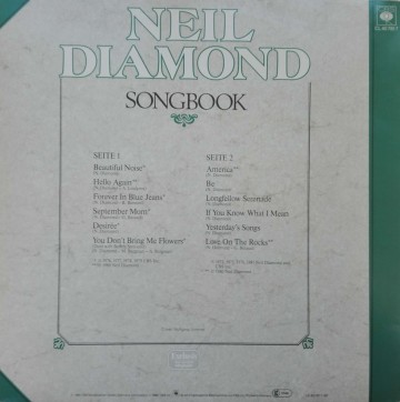 Neil Diamond ‎– албум Songbook - Img 2