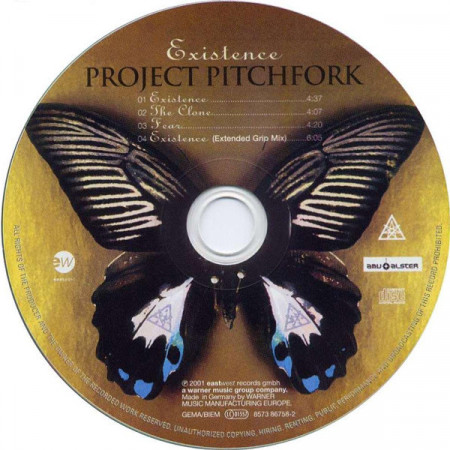 Project Pitchfork – албум Existence (CD) - Img 3