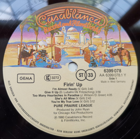 Pure Prairie League – албум Firin' Up - Img 2