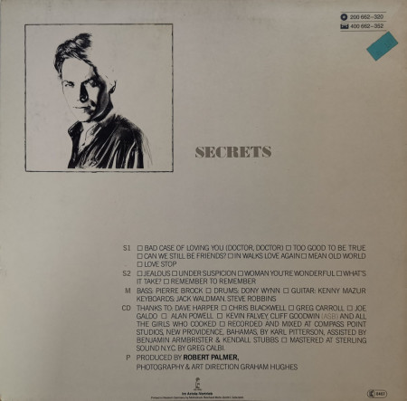 Robert Palmer ‎– албум Secrets - Img 2