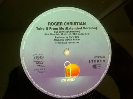 Roger Christian ‎– сингъл Take It From Me / Alive And Kicking - Img 4
