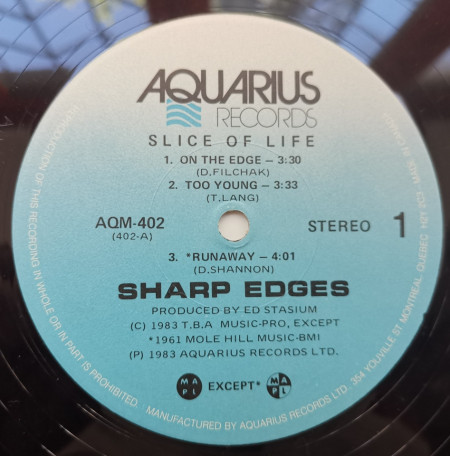 Sharp Edges – албум Slice Of Life - Img 3