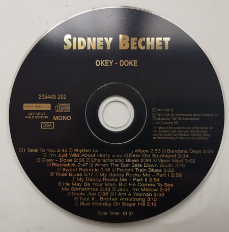 Sidney Bechet - Okey - Doke (CD) - Img 3