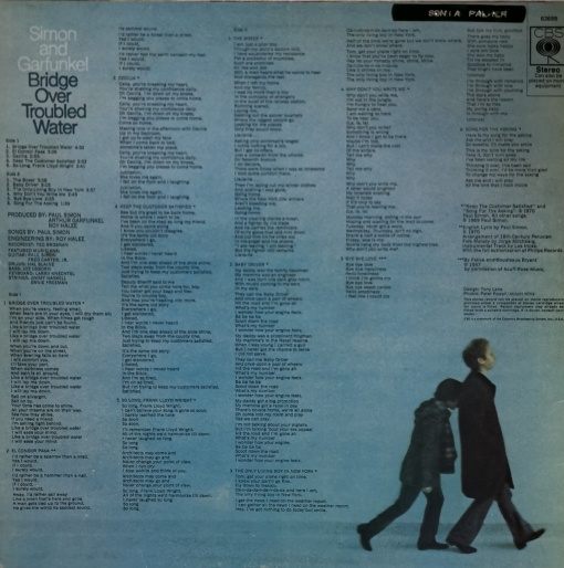 Simon And Garfunkel – албум Bridge Over Troubled Water - Img 2