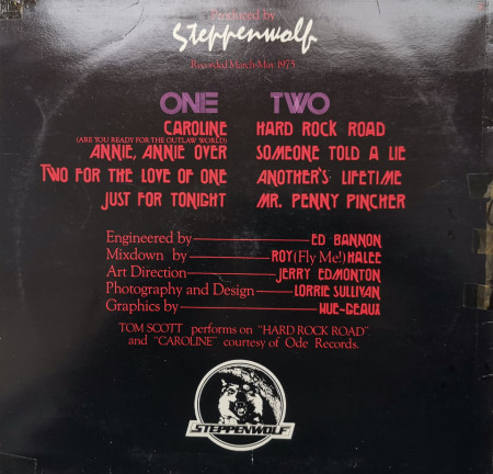 Steppenwolf – албум Hour Of The Wolf - Img 2