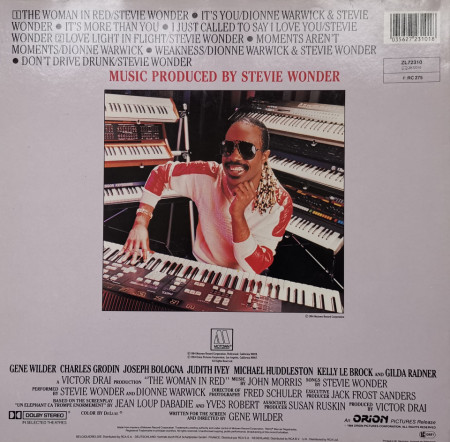Stevie Wonder – The Woman In Red (Selections From The Original Motion Picture Soundtrack) - Img 2
