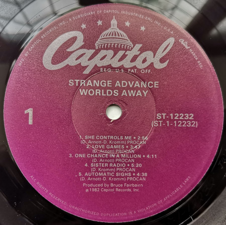 Strange Advance – албум Worlds Away - Img 2