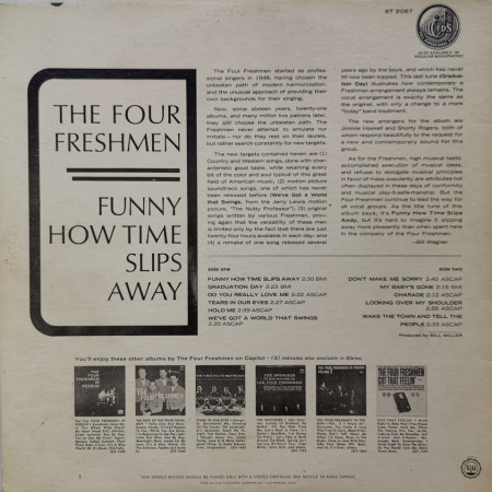 The Four Freshmen – албум Funny How Time Slips Away - Img 2