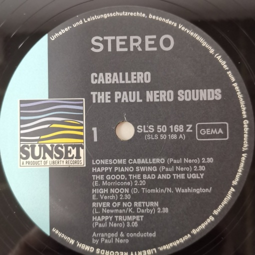 The Paul Nero Sounds – албум Caballero - Img 3