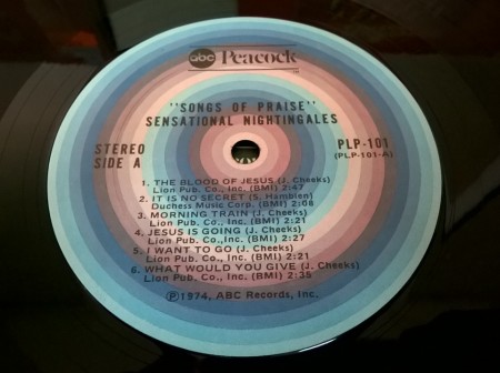 The Sensational Nightingales – албум Songs Of Praise - Img 2