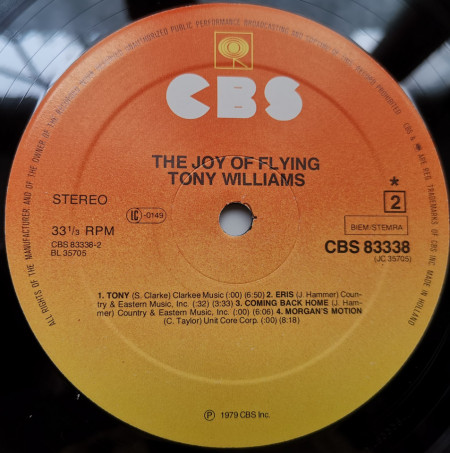 Tony Williams – албум The Joy Of Flying - Img 3