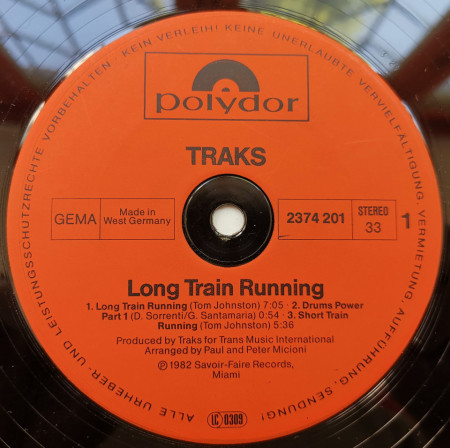 Traks ‎– албум Long Train Running - Img 3