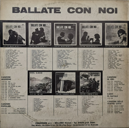 Various – албум Ballate Con Noi Vol. V - Img 2