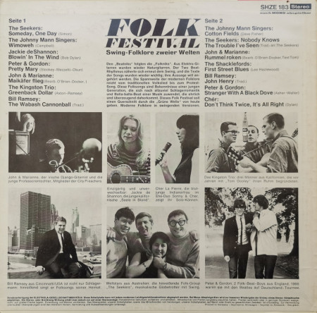 Various – албум Folk Festival - Img 2