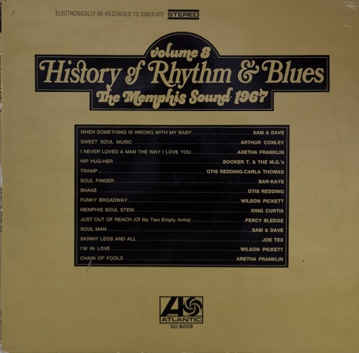 Various – албум History Of Rhythm & Blues Volume 8 The Memphis Sound 1967