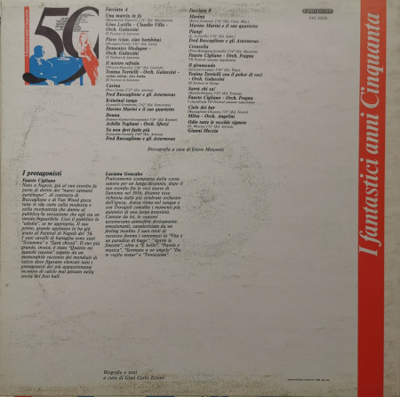 Various – албум I Fantastici Anni Cinquanta - 1959 - Img 2