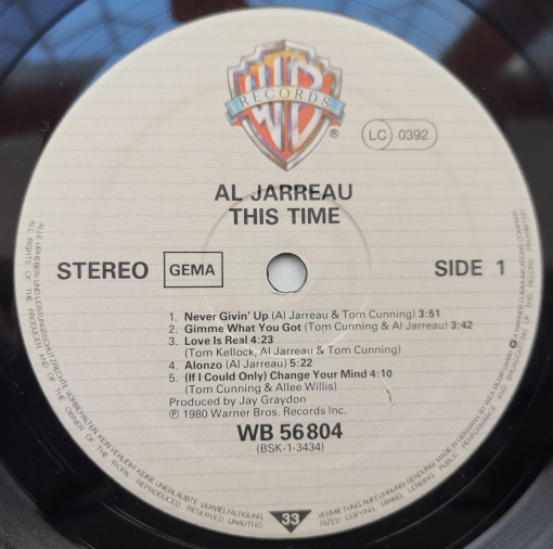 Al Jarreau – албум This Time - Img 3
